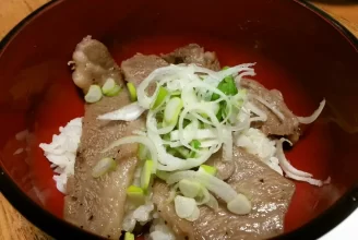 塩ポン酢で牛丼