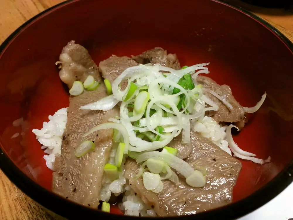 塩ポン酢で牛丼