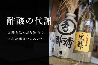 酢酸の代謝～お酢を飲んだら体内でどんな働きをするのか