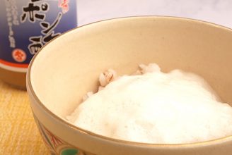 塩ポン酢とろろごはん