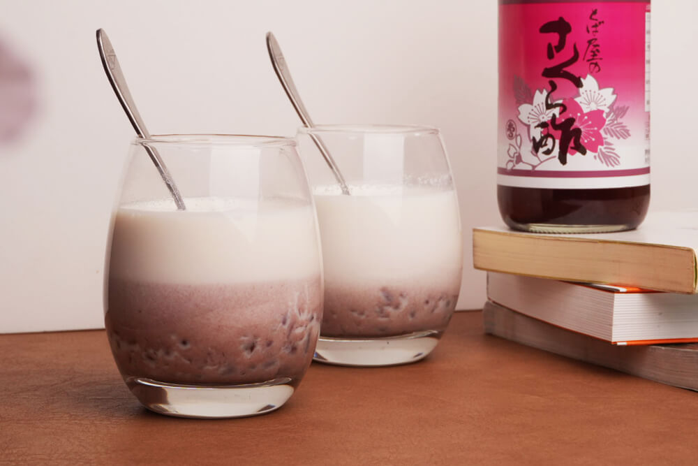 さくら酢🌸あんこラテ