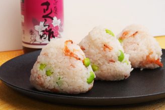 さくら酢の寿司おにぎり～枝豆×桜えび