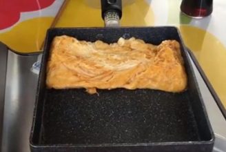 ニンジャソースでつくる卵焼き