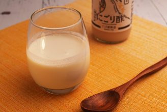 にごり酢でお酢蜜ドリンク