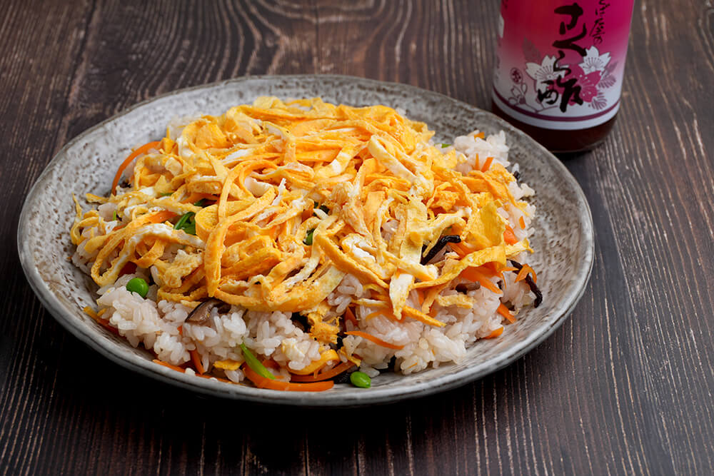 さくら酢でつくるチラシ寿司