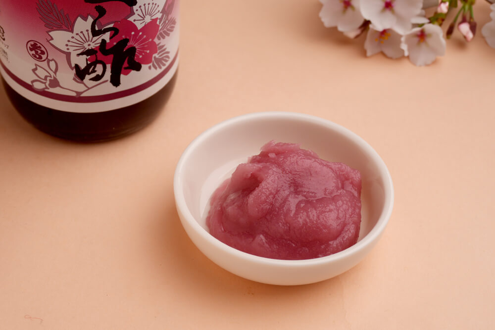 さくら酢でつくる桜あん