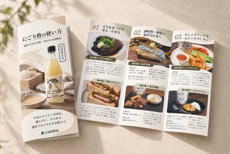 にごり酢の使い方・酢の粕の使い方リーフレットを公開します